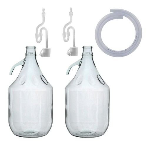 Demijohn glas mit - 2x,