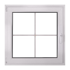 PVC-Fenster 800 x 800 Kunststofffenster auf Maß aus Polen Fenster mit Sprossen