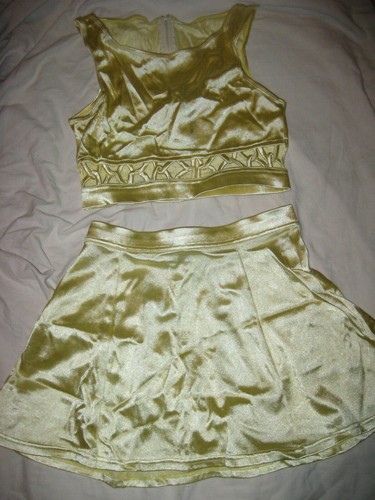 Vintage top bauchfrei minirock - vintage,