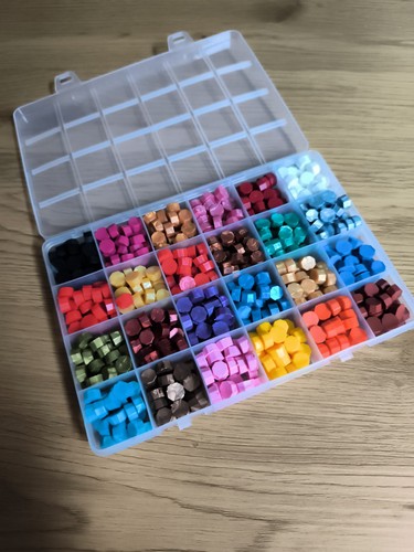 Wachssiegel set farben 600 - wachssiegel,