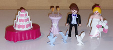 PLAYMOBIL FIGUREN - BRAUTPAAR MIT ZUBEHÖR !!!! Braut und Bräutigam