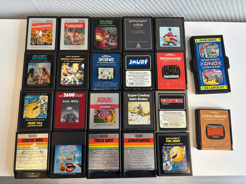 Atari 2600 spiele module zur - 2600,
