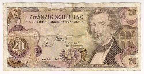 1967 österreich schilling - Österreich, 20