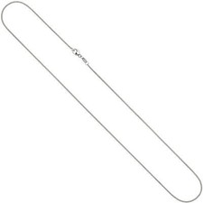 1,2mm Kette Rundpanzerkette aus 950 Platin Halsschmuck, 42cm, Platincollier