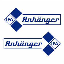 2 Aufkleber IFA Anhänger