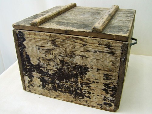 Alte munitionskiste holzkiste - alte,