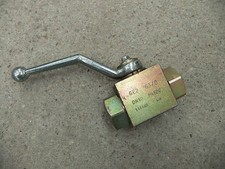 Blockkugelhahn Hydraulikventil Absperrhahn 3/8" 2 Wege Traktor Frontlader Kipper