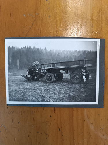 Altes foto traktor - foto, schlepper