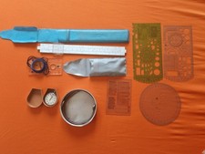 NVA, Grenztruppen Kommandeursbesteck mehrteilig Taktiklineal Kartenkompass