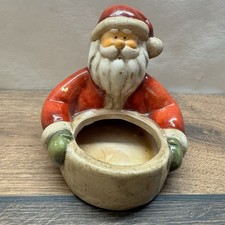 Weihnachtsmann Keramik Schale