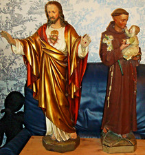 2 Große 80 cm. Skulptur