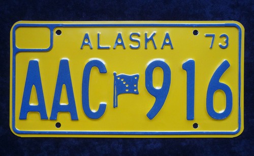 Alaska 1973 flag graphic - flag,