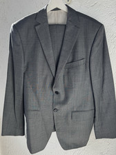 Anzug Windsor Gr. 25 grau Schurwolle Modell modern super 110 gekürzt