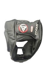 RDX Kopfschutz Boxen Gitter, Maya Hide Leder, MMA Kickboxen Kampfsport  Gr S