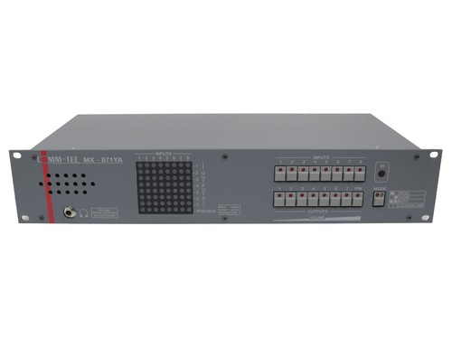 Comm tec 871ya - mx-871ya, video