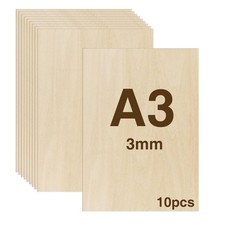 10x A3 Sperrholzplatten 3mm -