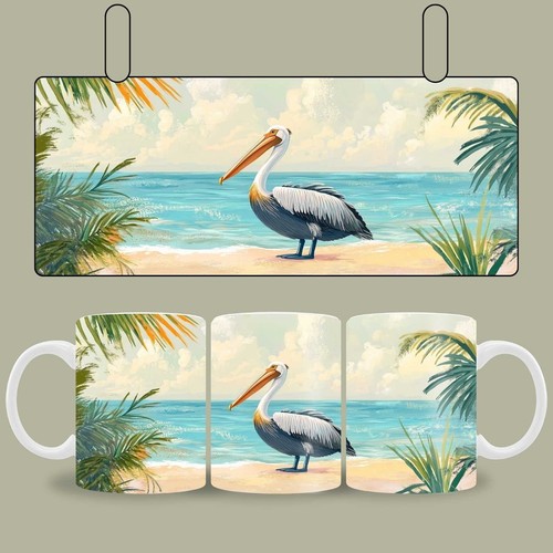 Kaffeetasse pelikan tropisch - pelikan,
