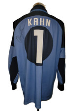ORIGINAL SIGNIERTES TRIKOT VON "TITAN" OLIVER KAHN FC BAYERN MÜNCHEN CH. LEAGUE