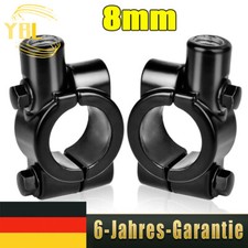 Motorrad Lenkerklemme 22mm M8 Lenkerhalterung Spiegelhalterung Lenkerschelle