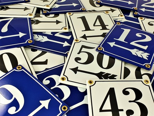 Emaille schild 1 50 - schild, nr.