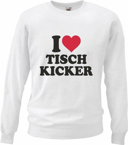 Sweatshirt love tisch kicker - sweatshirt,