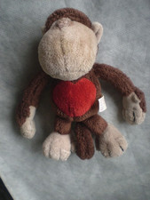 NICI Schlenker -  AFFE? LOU mit Herz Plüschtier ca. 16/11/4,5 cm Magnettier