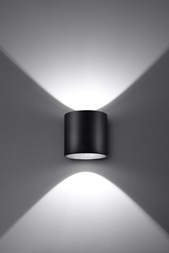 Aluminium wandlampe roda 40w - wandlampe,