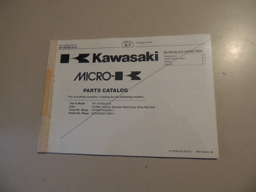 Parts catalog kawasaki vn - parts,