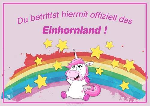 Stallschild fun einhorn schild - stallschild,