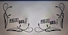 Aufkleber Leider Geil