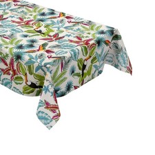 Wachstuch Tischdecke weiß