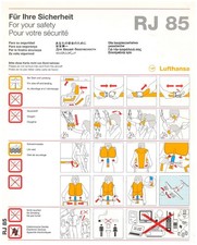Safety Card / Lufthansa