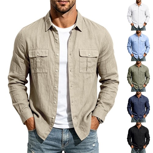 Leinenhemd herren langarm - leinenhemd,