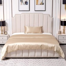 25 Momme Seidenbettwäsche Set 2 teilig, Bettbezug 135 x 200 cm und 40 x 80 cm...