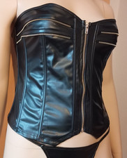 In Leder Optik Korsett /