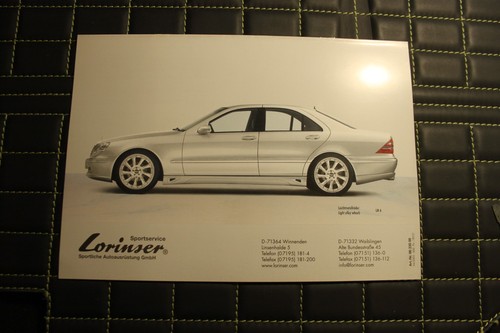 Rar prospekt brochure lorinser - rar, prospekt/brochure