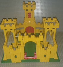 Lego Gelbe Ritterburg 6075 375 von 1978 Castle - Ohne: Figuren Karton Anleitung!