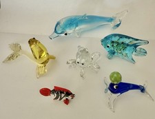 Glasfiguren Konvolut 6 Stück