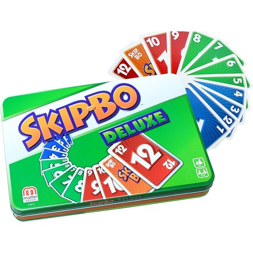 Mattel games skip deluxe - games, skip-bo