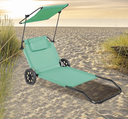 Strandliege mit rollen - mit,