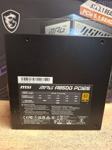Msi mpg a850g - mpg, atx