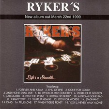 CD Rykers Lifes A Gamble ... CARDBOARD SLEEVE Century Media
