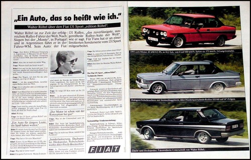 Fiat 131 edition walter - fiat, "edition