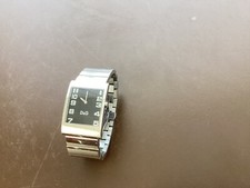 D&G Dolce & Gabbano modische Vintage Uhr breites Braclet Armband