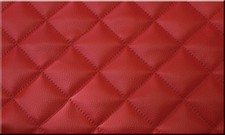 Kunstleder gesteppt 5x5 kaschiert Polsterstoff PVC Stoff 140cm Meterware