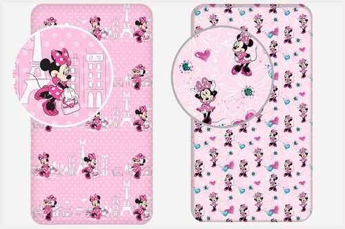 Minnie maus spannbetttuch - minnie,