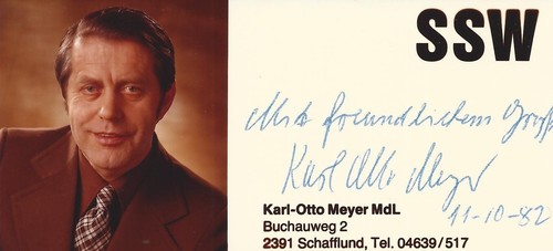 Autogramm karl otto - autogramm, karl-otto