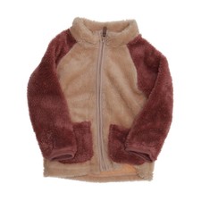 Topomini, Fleecejacke, Mädchen, Größe: 92, Beige/Pink, Polyester, Plüsch #Zd7