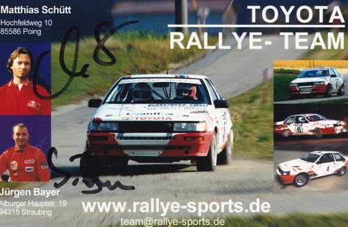 Autogramm matthias schütt - autogramm,