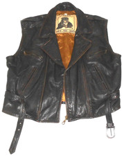 SCARLETT LEDER-JACKE BIKER